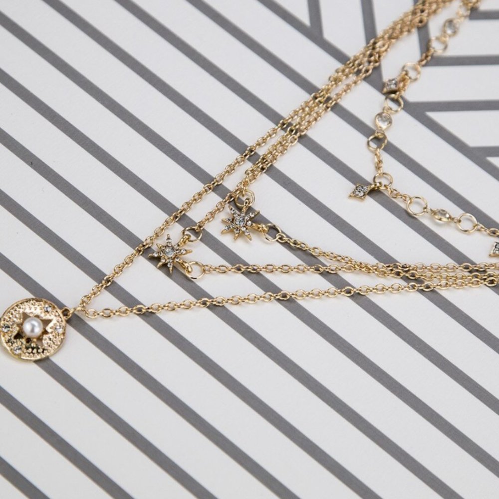 💎✨ Celestial Layer Necklace - Picture 5 of 5